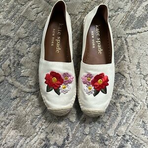 Kate Spade Floral Espadrilles